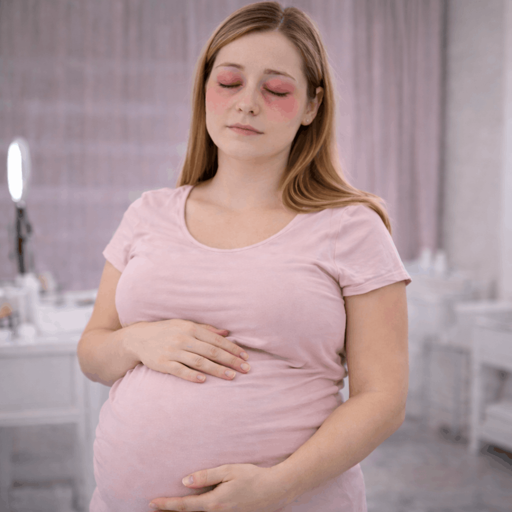 Alergie podczas liftingu rzęs w ciąży